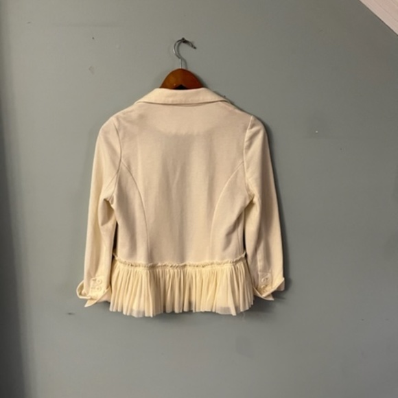 Free People knit jacket w/ chiffon - (size 4) - Picture 2 of 2